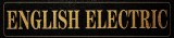 English Electric Tin Sign
